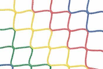 203-008-06 Children love colours! So we have designed a net that is blue, red, yellow and green. It is totally safe and really stands out making it an attraction in itself! No. 209S045 No.