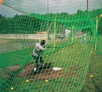 Therefore a training tunnel is essential for stroke practice. No. 200-045 No. 209-045 Ball control net for training tunnel in 2.3 mm high tenacity polypropylene, mesh size 45 mm. Made to measure.