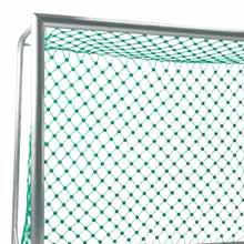 4664 Practice pitch goal net in polyester with steel wire (reinforced textile net), approx. 2.5/5 mm dia.