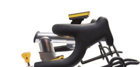 Raise or lower the handlebar post to the desired height.