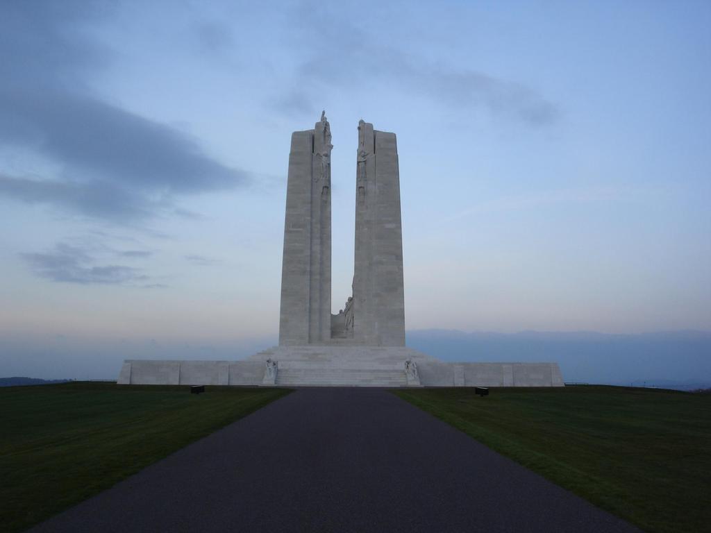 Carved on the walls of the monument are the names of 11,285 Canadian