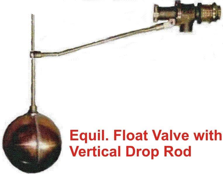 2) Valve will not close at desired TWL. The float arm requires adjustment.