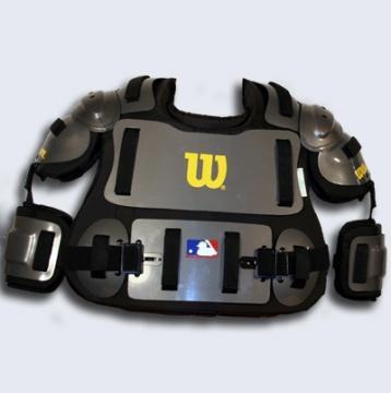 Umpire Gear Package (#5100) $79.00 Includes mask (#5006V), Chest Protector (#5021), Single Knee Guards (#5013), Plate Brush, 4-Dial Indicator, and Ball Bag.