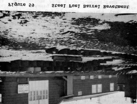 preclude damage by floe ice and debris, and the critical seaward barrels should be capped with concrete. Also, partial burial of the barrels increases stability.