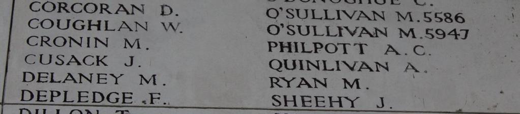 Private Alfred Quinlivan Private Alfred Quinlivan Alfred Quinlivan:, Born and lived in Ennis, killed in action 15 th August 1917 age 33, at the Frezenberg Ridge near Passchendaele.