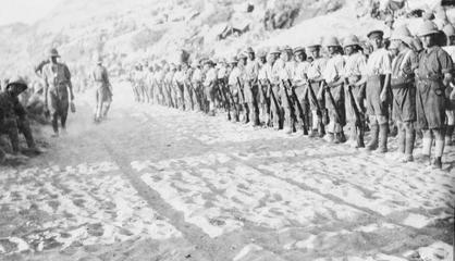 Gallipoli: Krithia May 11th 1915 When the Royal Munster Fusiliers 1st Battalion landed at V Beach on April 25th 1915, they were close to full strength, numbering 26 officers and 900 other ranks.