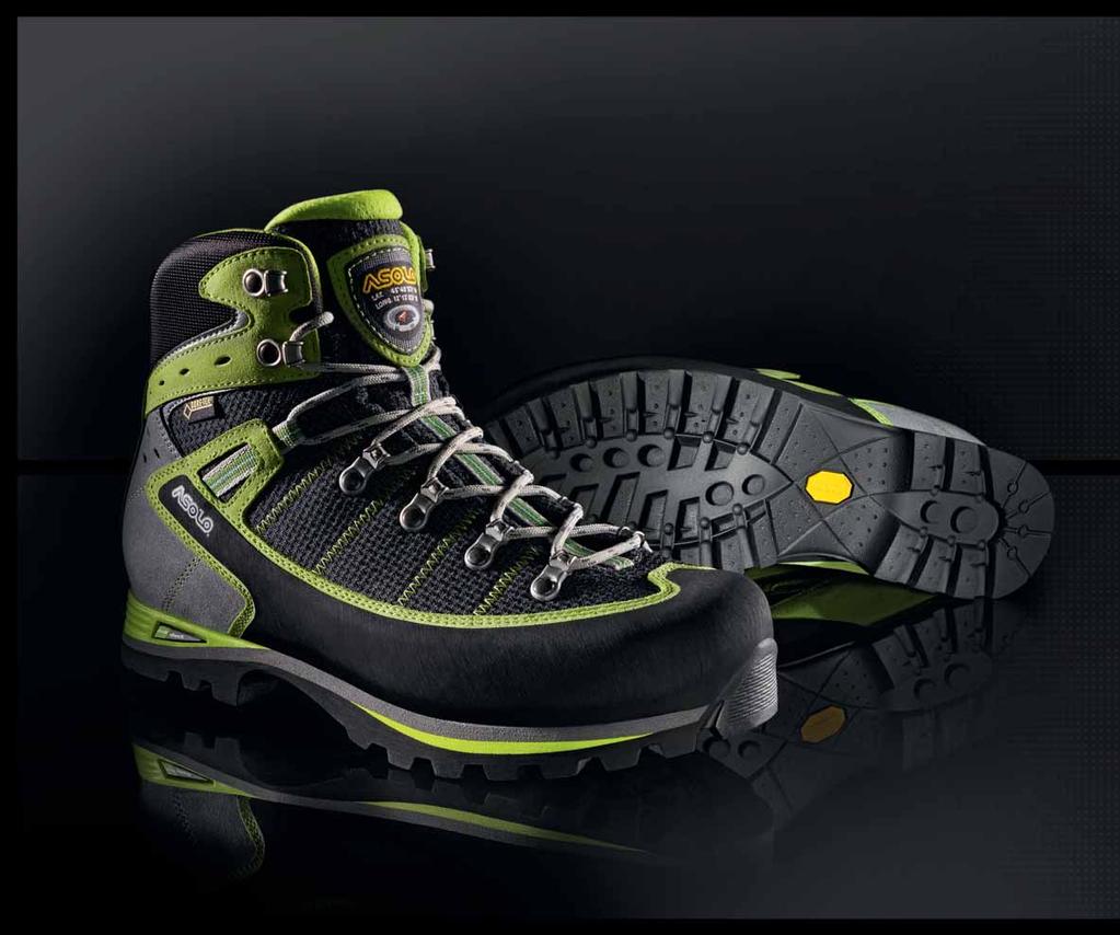 BACKPACKING MOUNTAIN TREKKING ANTI SHOCK TECHNOLOGY High-density polyurethane element positioned in the heel s area.