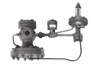 Example For a 1 1 2" Full Port Valve using a combination of temperature pilot for 50-200 F (10-93 C) range and a spring pilot with 5-60 psig (0.14-4.