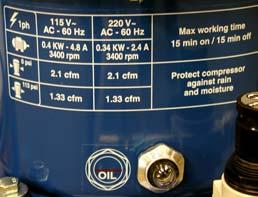 Verify that the oil level is at MID level mark.
