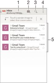 Gmail Kung mayroon kang Google account, magagamit mo ang application na Gmail upang magbasa at sumulat ng mga mensaheng email.