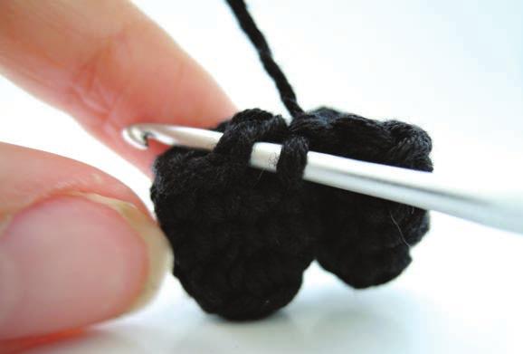 5 mm hook (C/2) A tapestry needle (or yarn needle) A stitch marker Skill level Intermediate : You need to know how to single crochet, make a magic ring, how to increase, decrease,