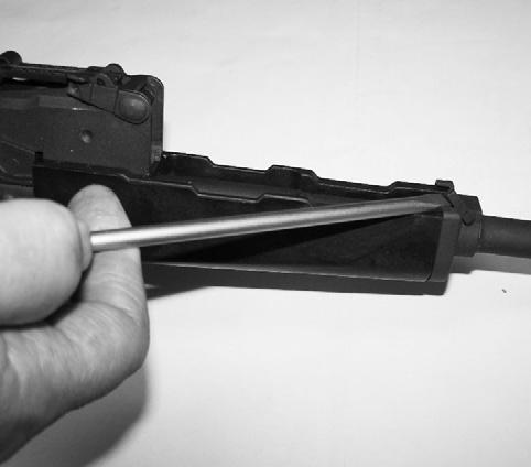 receiver cover in place. Failure to lock the receiver cover in place may result in the receiver cover flying off while shooting. To Clean the Rifle.