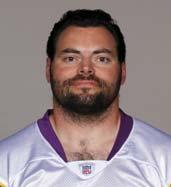 VIKINGS 2011 OFFENSIVE TEAM NOTES TIGHT END TOUGHNESS TE Jim Kleinsasser has made an impact in the Vikings record book despite being best known for his powerful blocking in the running game.
