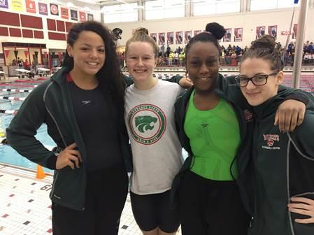 Swimming & Diving: The girls swimming and diving team placed 3 rd at the North Central sectional, with many lifetime best performances turned in by our Wildcats.