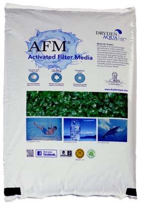 AFM 1 will remove more than 95% of all particles down to 4 microns. The best a fresh, very high quality sand or other glass filter media can achieve is 20 microns at an efficiency of 95%.