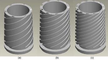 Knisely and Finio (2010) presented data for airlift pumps with swirling air flow. In their experiments, 2 and 4 diameter interchangeable nozzles were used.