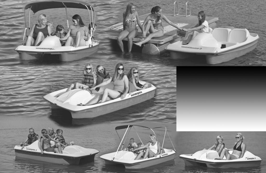 OWNER S MANUAL Pedal Boat Models: Sun Dolphin-all models Water Wheeler 5 & ASL Rev.