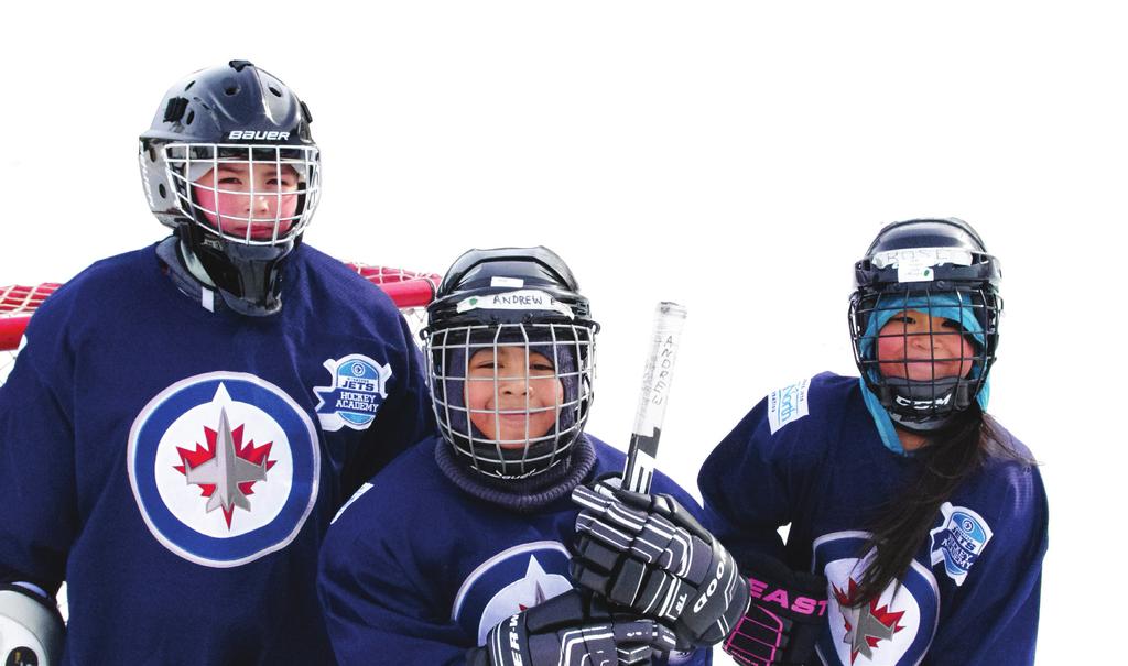The Winnipeg Jets True North Foundation ignites potential in Manitoban youth.