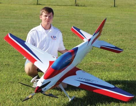 RC AEROBATICS (PATTERN) Text and photos by Jim Quinn Welcome home to a world champion! Joseph Szczur is the current F3A Junior World Champion. Joseph won this championship in Switzerland in 2015.