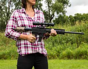 Buy a carbine that has been designed specifically for pistol cartridges.