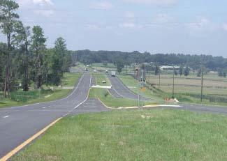 Access Management: National Research Findings Option B four lane highway with greater intersection and entrance spacing