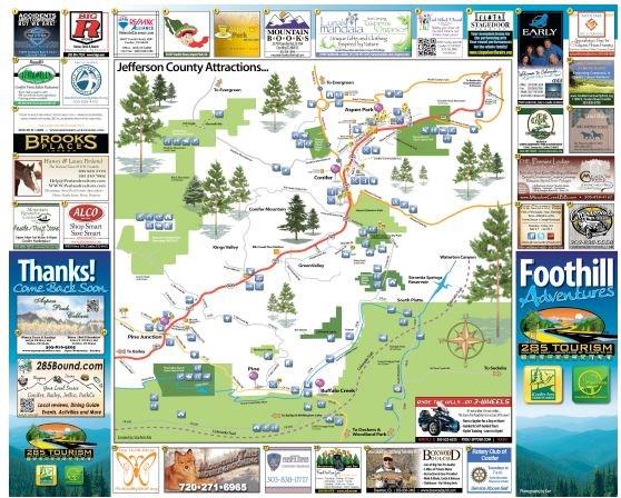 285 Tourism Foothill Adventure Map Ads Last year, we had printed 20,000 copies of this map and we ve given away over 14,000 of them we need to print more for this year s tourism season!