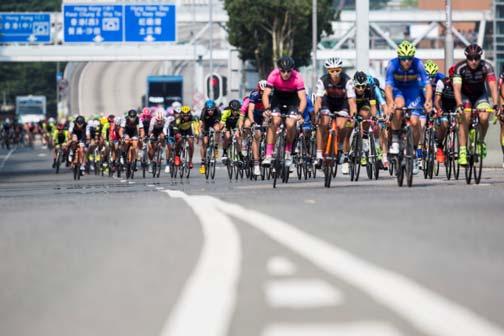 Photo caption 5 Two hundred cyclists from all over the world competed in the International