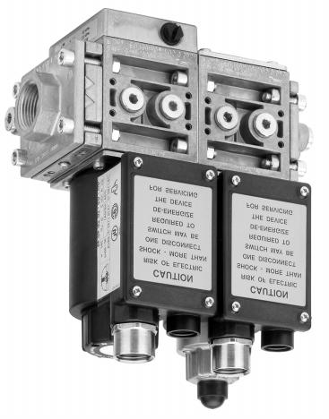 Introduction Figure 1: UL Listed GM Series Dual-block Multi-function Gas Control Valves Application The UL Listed GM Series dual-block multi-function gas control valves are intended for use on