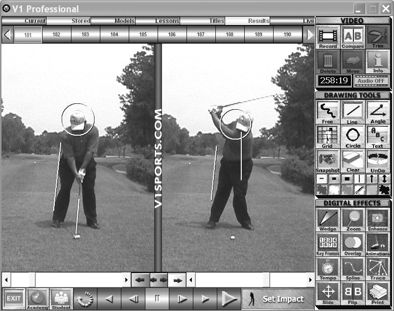 Video Drills: shoulder rotation drill, elbow drill, turning chest drill The Sway Typical Cause: Using the lower body to