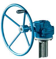 An optional VT-20 gear actuator can be supplied for NPS 16 24 (DN 400 600) valves. CYLINDER ACTUATORS Various types of cylinders are available for operating Velan knife gate valves.