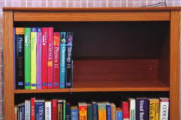 If you place the books nearer the supports ((b) and (c)), the shelf does not sag.