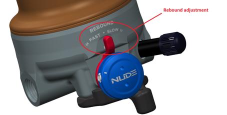 Note the compression/decompression of the rear shock through the travel must also be done if the pressure is reduced! 3.
