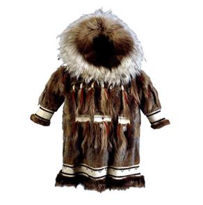 Clothing The two main materials for clothing were caribou skin and sealskin.