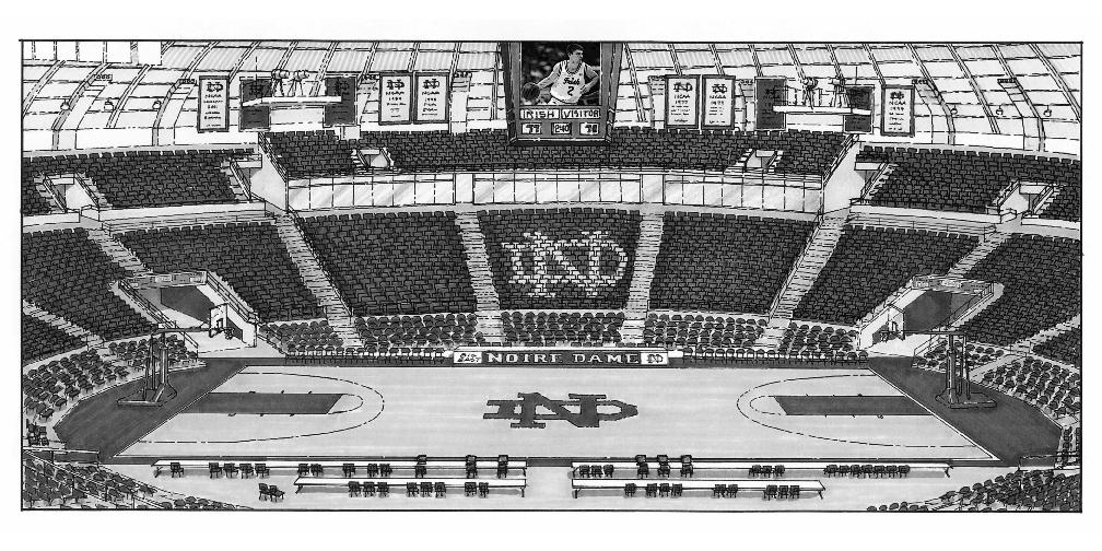 On October 6, 2006, plans for the renovation of the Joyce Center arena home to Notre Dame basketball were announced and are scheduled to include new chair back seating and other upgrades.