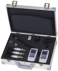 Available measuring ranges see specifications Calibration case for pressure and/or temperature (equipment freely selectable), consisting of: and/or