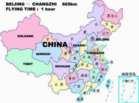 MAP OF CHINA 7.