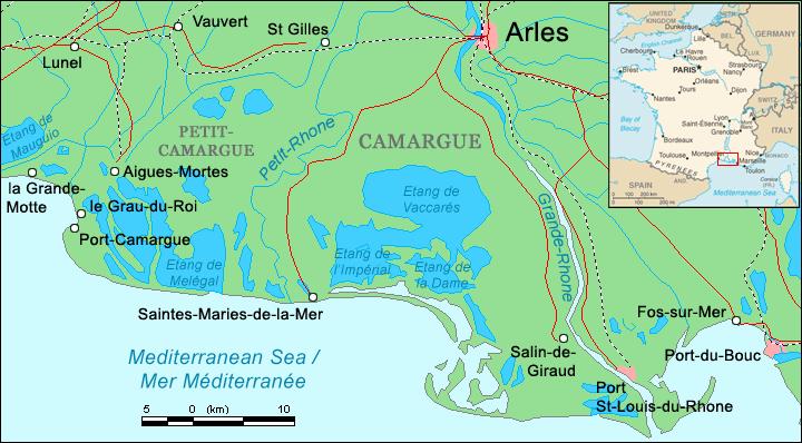 Case of study: a Camargue lagoon (Arles, Fr) Etang de Vaccares Mediterranean area 9200 ha med salinity ~20g/l 14 C