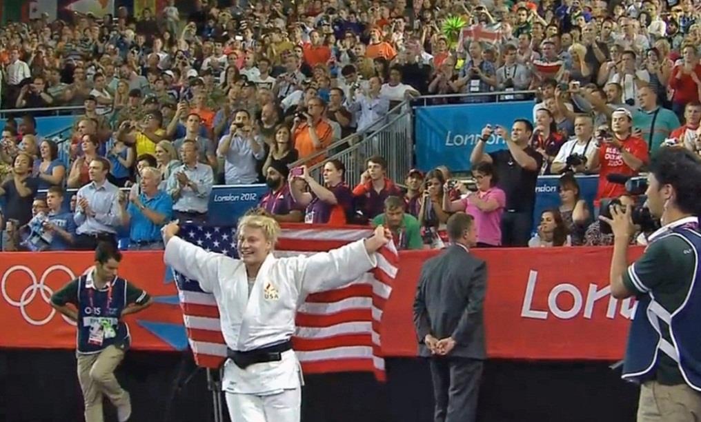 U.S. strikes gold in Women s Judo at London Olympics by Gary Goltz, U.S. Judo Association President, August 2012 For the first time ever, the United States has won a gold medal in judo at the Olympics.