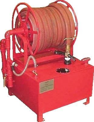 It is designed to be installed in a fixed location such as processing, storage or handling areas where it is used to control fires or spills of flammable or combustible liquids.