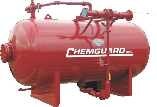 The horizontal bladder tanks are designed and constructed in accordance with the latest revisions to ASME code, Section VIII for unfired pressure vessels with a working pressure of 175 psi and tested