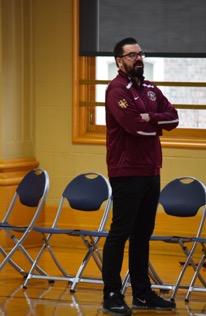 He also assists the varsity in a variety of capacities, including scouting, film work, and individual skill development. Coach Hatem is also an English teacher at Saint Ignatius.