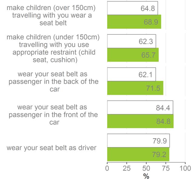 & Fatigue Seat belt and Child restraint