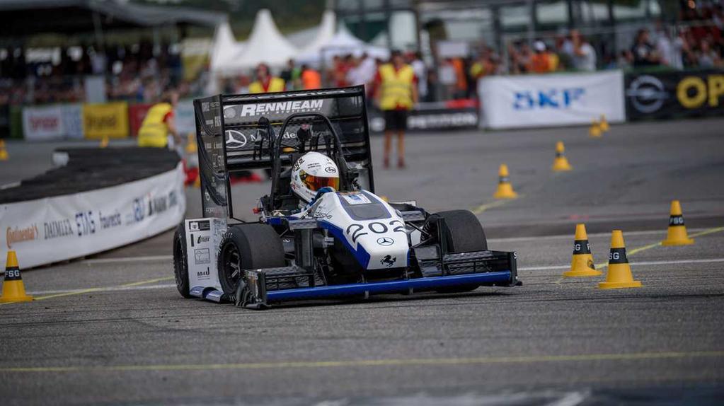 Picture credit: Zenker Germany First victory for the Rennteam Uni Stuttgart e.v. in Hungary The first round of the Formula Student (FS-Est) took place on the Euro-Ring track in Örkény (Hungary).