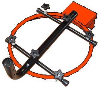 Rim Mounting Assembly. The Rim Mounting Assembly attaches to the Basketball Rim of your height-adjustable basketball hoop system using the four (4) Rim Mounting Hooks.