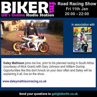 DALEY MATHISON RACING The Importance of Sponsorship #104 Motorcycle racing at any level is very expensive and a majority of riders rely on the support they receive from sponsors in order to be able