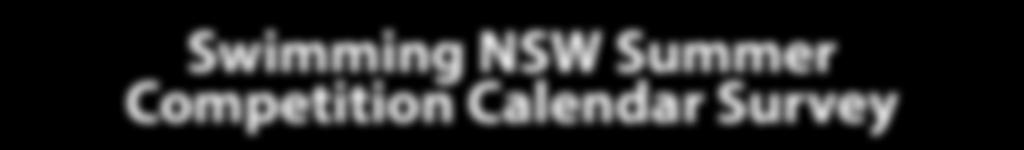 SWIMMING NSW CONFIRMED DATES 2016 Winter Meets Venue Date SNSW MC Meet #2 SOPAC 4 June, 2016 SAL Grand Prix Brisbane AC 1-2 July 2016 SNSW Country SC Championships SOPAC 2-3 July, 2016 SNSW