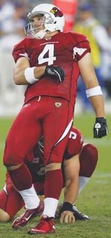CARDINALS PLAYERS ONE OF SEVEN OVER 1,000 Jay Feely is one of seven NFL players who have eclipsed 1,000 points since 2001, the year he entered the league.