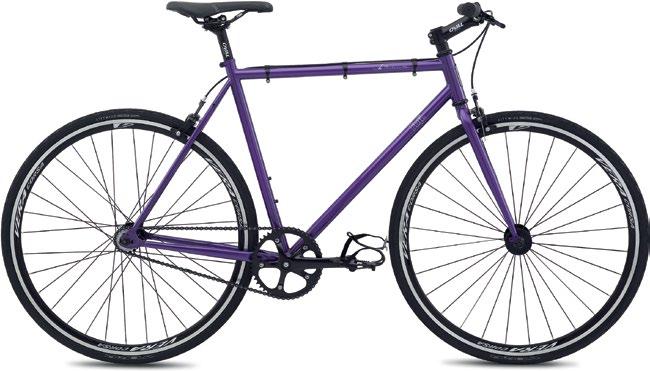 Declaration Lifestyle / Pavement / City & Single Speed Black Purple Sizes» XS (49cm), S (52cm), M (54cm), L (56cm), XL (58cm), XXL (61cm) Color(s)» Black; Purple Main frame» Elios 1 Rear Triangle»