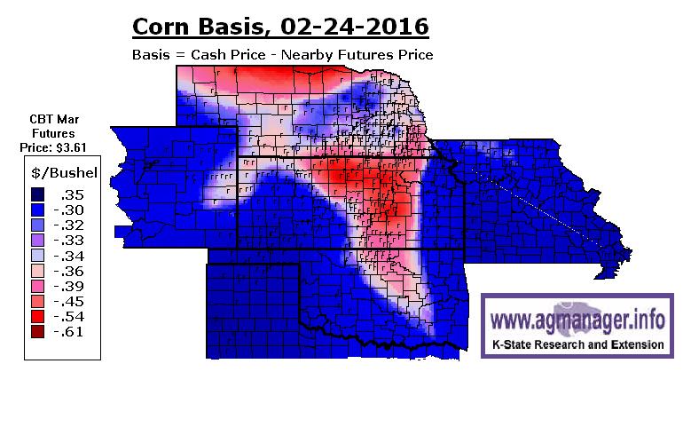 Bottom line on corn basis: strong for as big as the crop was.