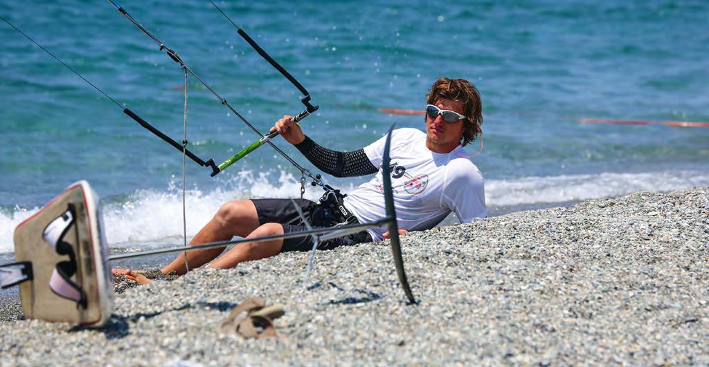 What was your first kitefoiling experience? The first time I got to try a foil was in the south of Italy in 2014.